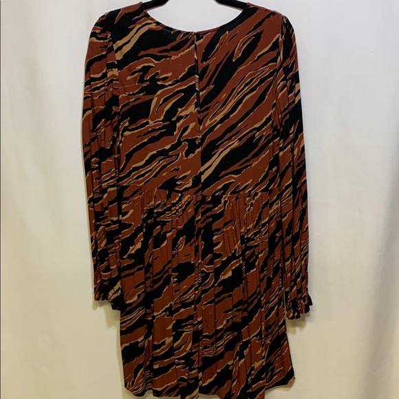 BP Brown and Black Long Sleeve Dress - Picture 5 of 7